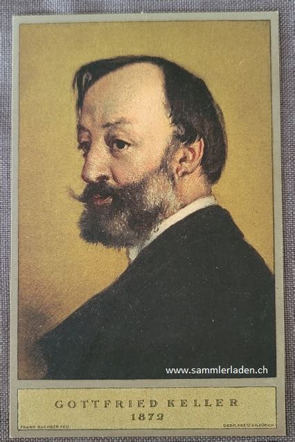 Bundesfeier Karte Gottfried Keller Sammlerladen