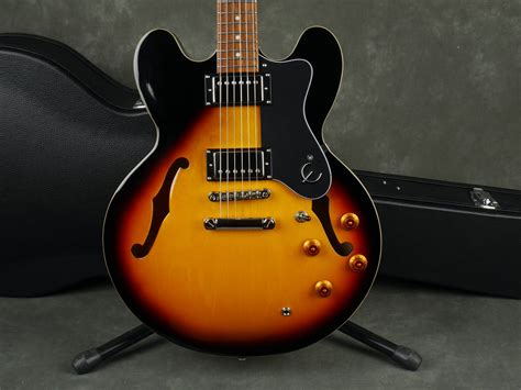 Epiphone Dot Semi Hollow Body Vintage Sunburst Whard Case 2nd Hand