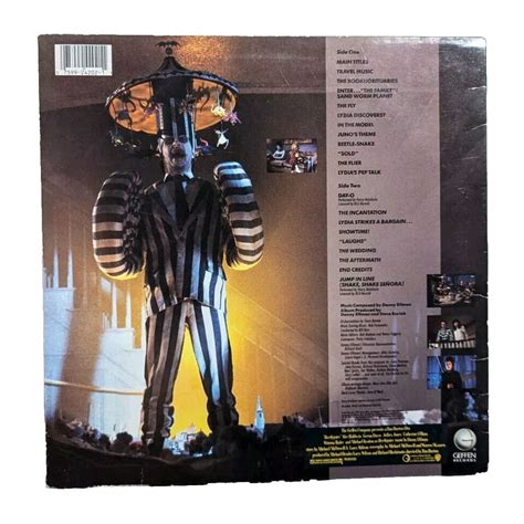 Danny Elfman Beetlejuice Soundtrack Ost 1988 Vinyl Lp Vgvg Ebay