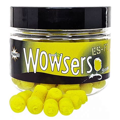 Бойли Dynamite Baits Wowsers Hi Vis Wafters 9мм Yellow ES F1 DY1562