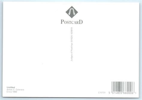 Repro Postcards Calderara Artist Signed Risque Glamor Women Topless Nude X Africa