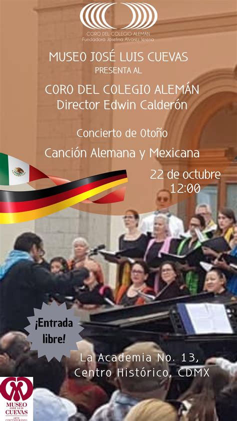 Concierto el 22 de Oct a las 12 00hrs en el museo José Luis Cuevas