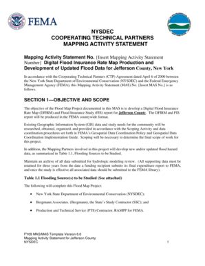 Fillable Online Floodmaps Fema Statement Flood Hazard Mapping