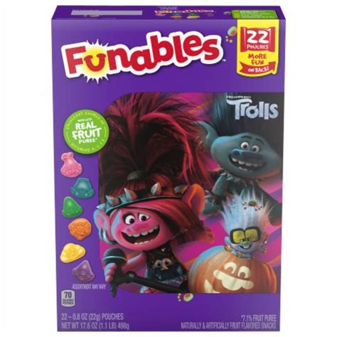 Funables™ Trolls Fruit Flavored Snacks, 22 ct / 0.8 oz - Fry’s Food Stores