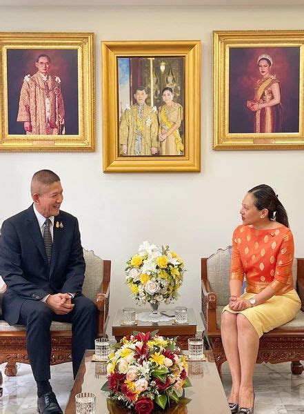 Ambassador Welcomed A Courtesy Call By Chief Of Staff Of The Royal Thai