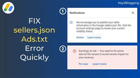 How To Fix Google Sellers Json File Issue In Google Adsense Fix Ads