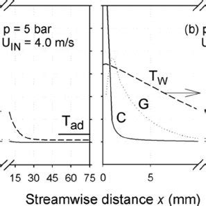 Computed Axial Profiles Of Catalytic C Solid Lines And Gaseous G