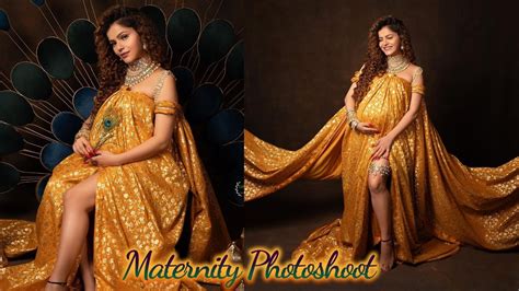 9month Pregnant Rubina Dilaik Beautyful Maternity Photoshoot Video