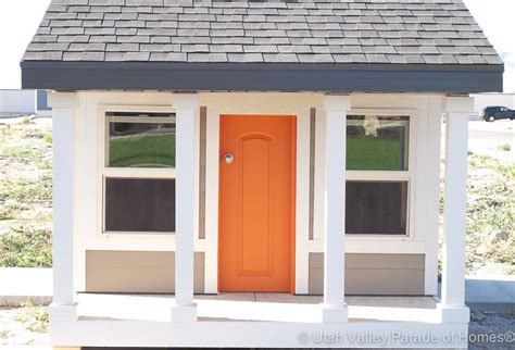 Playhouse Backyard Fun Play Houses Orange Door
