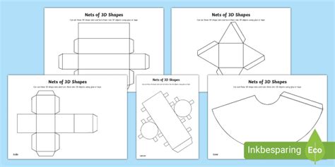 Nets Of 3D Shapes Teach Starter 48 OFF Gbu Hamovniki Ru