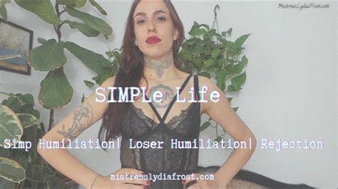SIMPle Rejection And Pussy Denial Wmv Version Mistress Lydia Frost Clips Sale