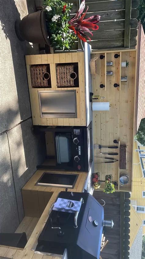 Diy Outdoor Kitchen Built By My Husband