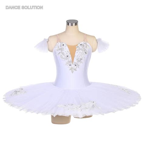 Swan White Classic Ballet Dance Tutu Costume For Performance