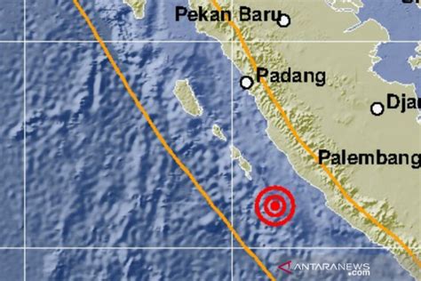 Gempa Dengan Magnitudo 57 Di Bengkulu Akibat Aktivitas Subduksi