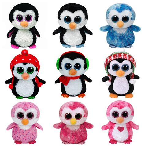 Ty Beanie Boos Penguins Plush Toys Cm Waddles Paddles Ice Cube Glider