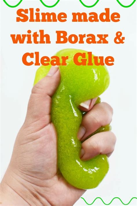 Easy Slime With Borax And Glue Savvy Saving Couple Clear Glue