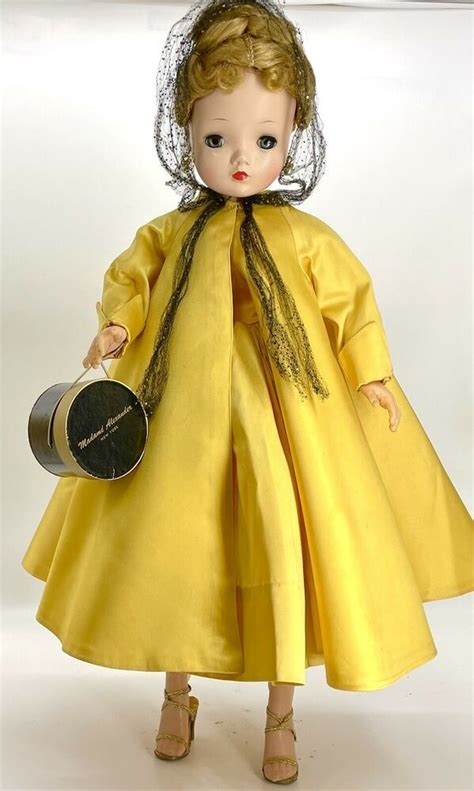 Vintage Madam Alexander Cissy Doll 1957 Gold Theater Outfit W Tags