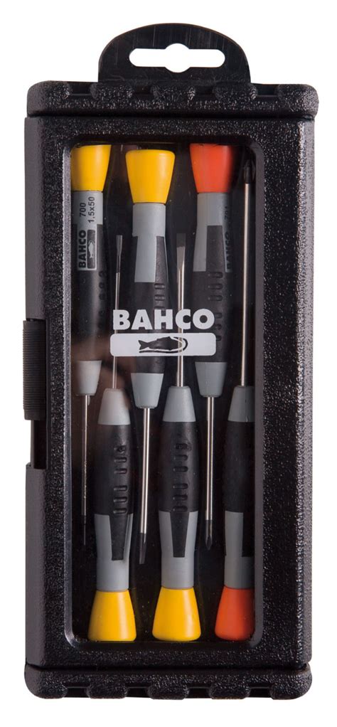 Bahco Slotted Phillips Screwdriver Set With Precision Grip Mm Ph