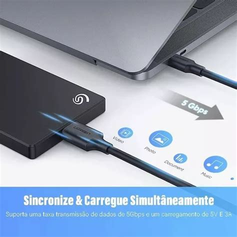 Ugreen Cabo Usb C Para Micro B 3 0 5gbps 1 Metro 20103 R 44 Em