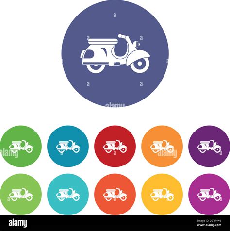 Scooter Tyre Stock Vector Images Alamy
