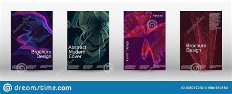 Modern Design Template A Set Of Modern Abstract Covers Stock Vector