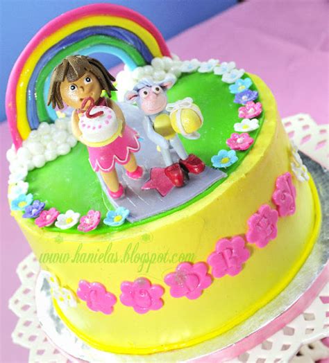 Dora The Explorer Cake - Haniela's | Recipes, Cookie & Cake Decorating ...