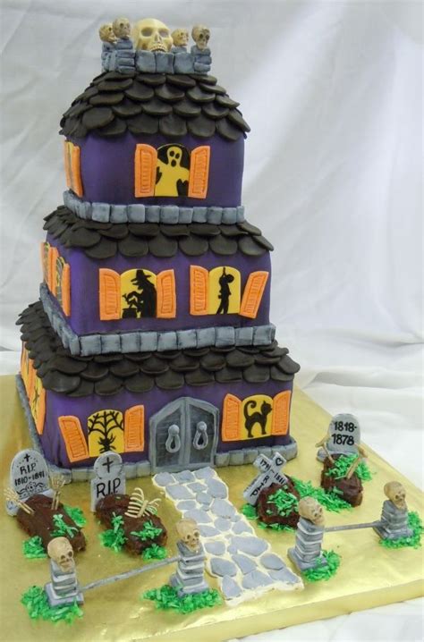 Haunted Halloween Cake Cake Ideas And Designs Halloween Cakes