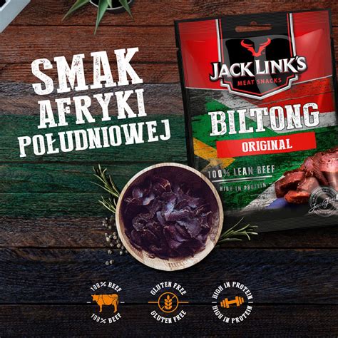 Jack Links Suszona Wo Owina Protein Biltong Original G W Sklepie