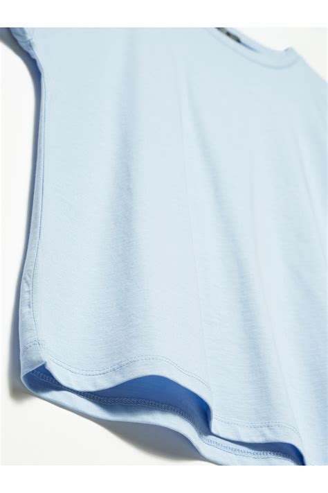 Dilvin 3504 Bisiklet Yaka Penye Bluz-mavi/blue Fiyatı, Yorumları - Trendyol