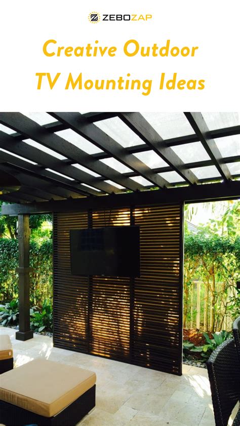 Outdoor Tv Mounting Ideas At Lori Francois Blog
