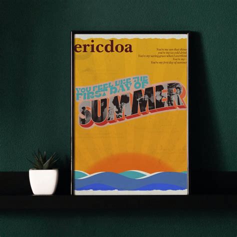 Postcard Inspired Ericdoa Poster First Day Of Summer Things With