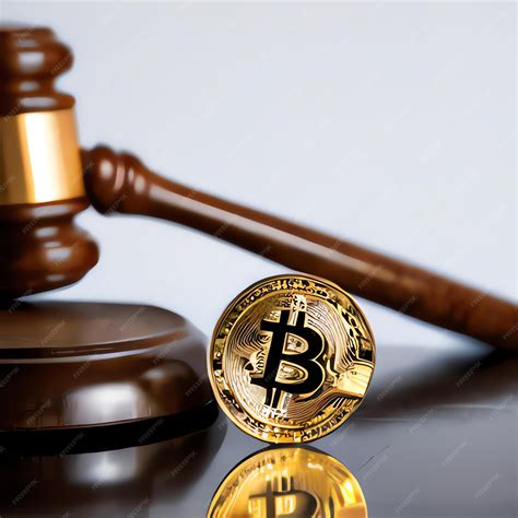 Premium Photo | Bitcoin legal documentsGavel and crypto concept