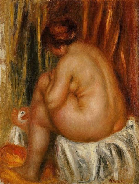 After Bathing Nude Study Renoir Oil Painting Reproduction China Oil Painting Gallery