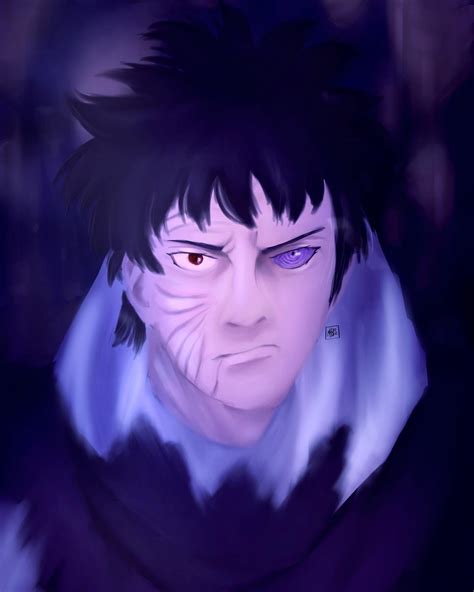 Uchiha Obito Manga Panel Redraw By Dustyfanwastaken On Deviantart