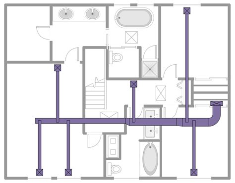 Ductwork Layout The Ducts Are Ones Of The Basic Elements In A Heating