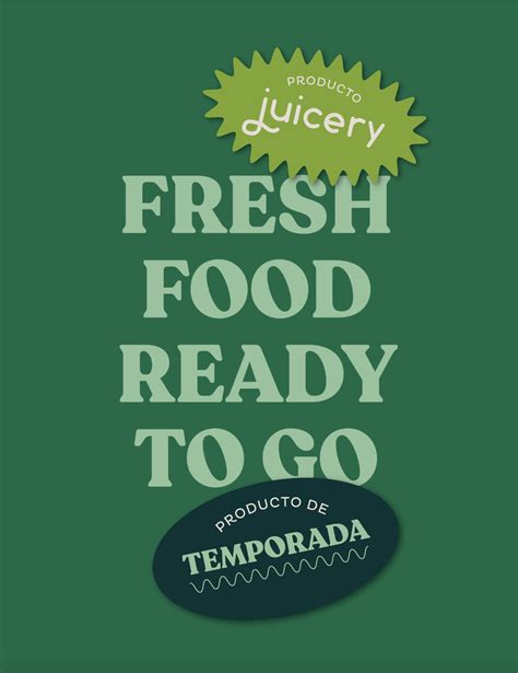 Fresh And Ready To Go Food Branding Design