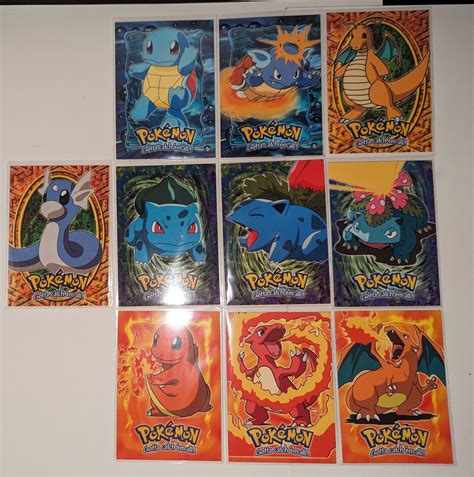 Mavin Topps Pokemon First Movie Evolution E12 10 Card Set Charizard