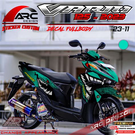 Newest Decal Sticker Honda Vario 125 New 2022 2023 Full Body Sticker