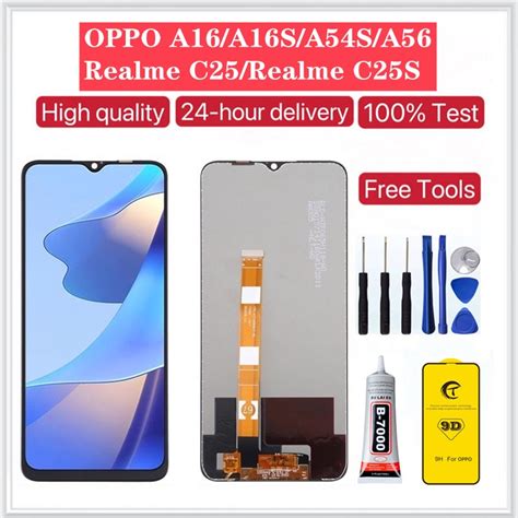 For Oppo A16 Lcd A16s Realme C25 Lcd Realme C25s Lcd Original Digital Touch Screen Display