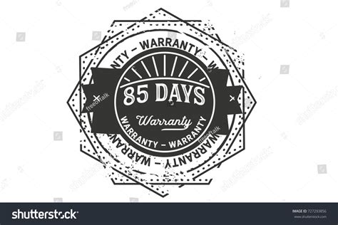 Days Warranty Icon Vintage Rubber Stamp Royalty Free Stock Vector