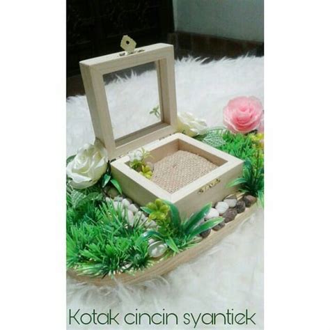 Jual Kotak Cincin Pernikahan Wedding Box Kotak Lamaran Seserahan Mas