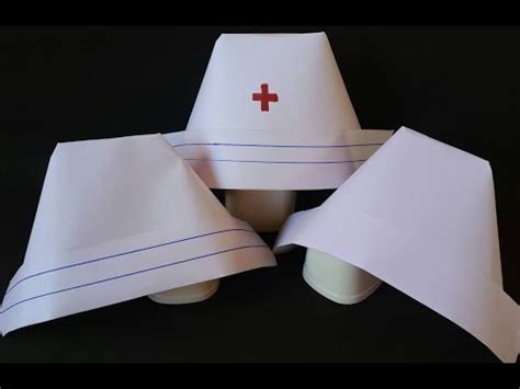 Make A Nurse S Cap In Easy Steps Youtube