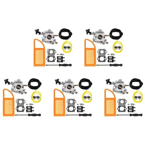 5x Br 600 Carburetor Filter Fuel Carb Repower Kit For Br500 Br550 Br600