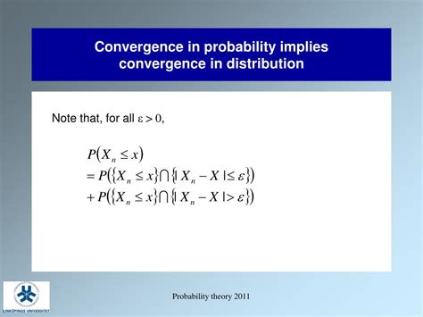 Ppt Convergence Concepts In Probability Theory Powerpoint