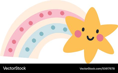 Cartoon flying star Royalty Free Vector Image - VectorStock