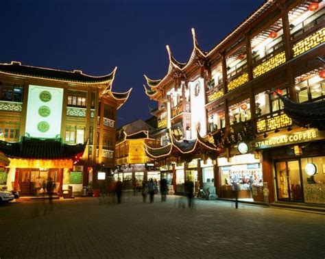 Shanghai Old Street Shanghai Night, Scene Wallpaper, Old Street, Night ...