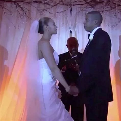 Jay Z Shares Beyonce Wedding Video As He Slides Ring On Her Finger And