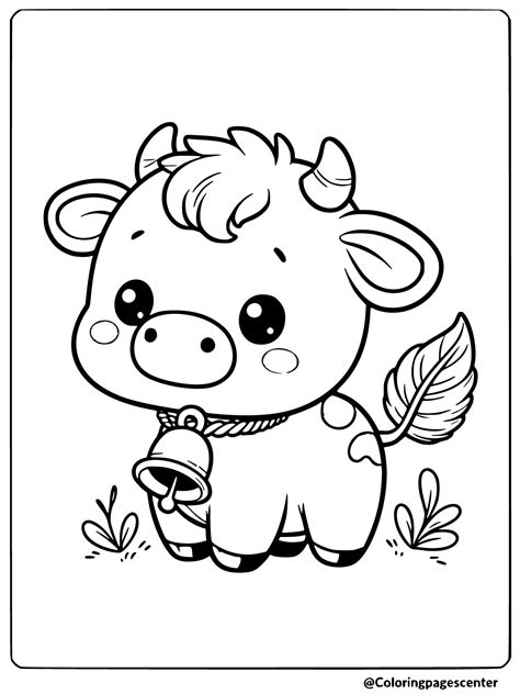 20 Free Printable Strawberry Cow Coloring Pages
