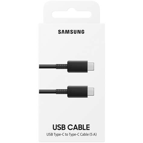 USB C To USB C Cable Samsung EP DN975 100W 5A 1m Black EP