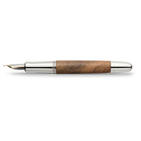 Graf Von Faber Castell Magnum Caucasian Walnut F Llfederhalter Vulpen